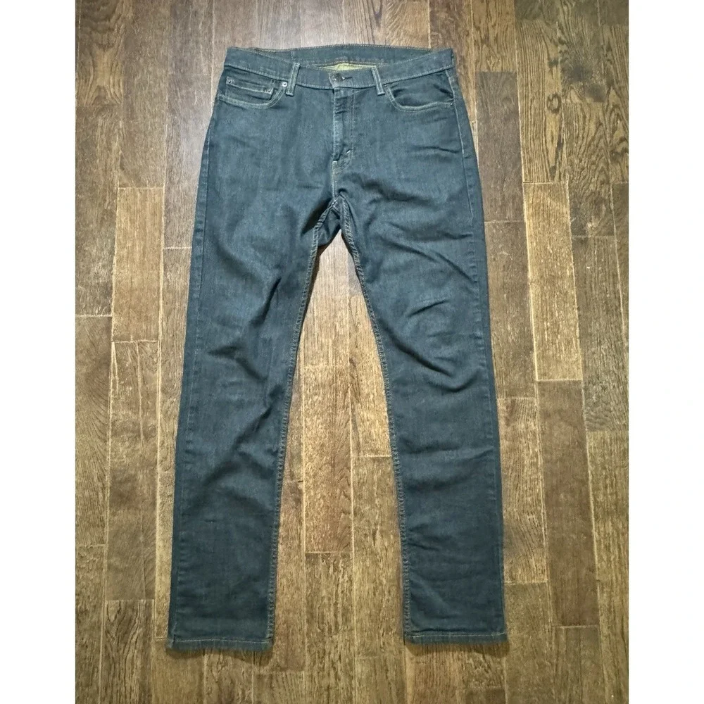 Levi's 511 Jeans Mens Size W33xL32 Blue Denim Mid Rise Stretch PC9-04511-0408